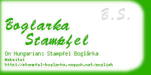 boglarka stampfel business card